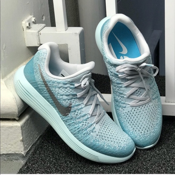 NWT Nike LunarEpic Low Flyknit 2 Glacier Blue WMNS - Picture 3 of 8